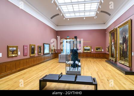 Interior of Aberdeen Art Gallery, Aberdeen, Scotland, UK Stock Photo