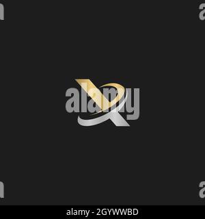 XB or BX logo and icon design Stock Vector