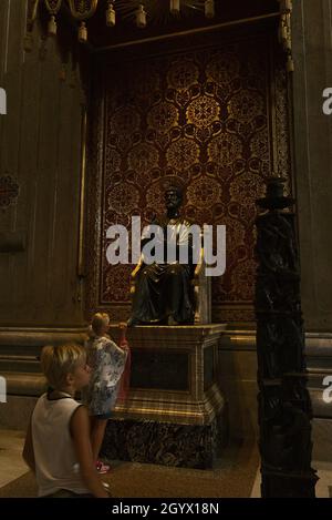 VATICAN, VATICAN CITY - Sep 02, 2019: The Holy Door at St. Peter's Basilica in the Vatican Stock Photo