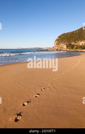Putty beach is located in Kilcare on the central coast of NSW Australia Stock Photo