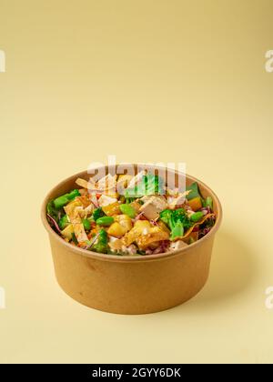 Healthy and delicious home made food best for all ages mixed with meat and vegetable that always comes fresh from the market and fresh meat with sauce Stock Photo
