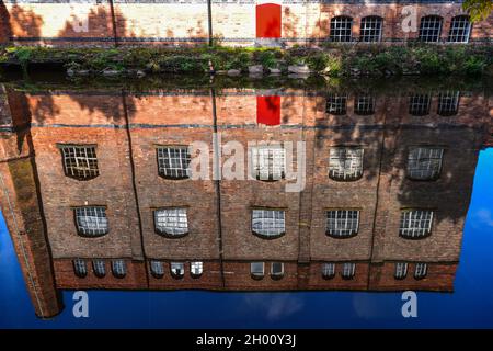 Nottingham Canal, Castle Wharf, Nottingham Stock Photo