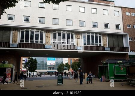 The new view from Hertford Street to Broadgate, Coventry, West Midlands, England, UK Stock Photo