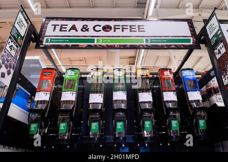 Asda launches first refill store in Scotland     Asda has introduced its first refill store in Scotland, featuring an extensive Stock Photo