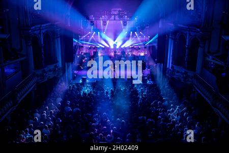 Bournemouth, UK. 10th Oct, 2021. Manic Street Preachers at O2 Academy, Bournemouth, UK. 10 October 2021.Credit: Charlie Raven/Alamy Live News Credit: Charlie Raven/Alamy Live News Stock Photo