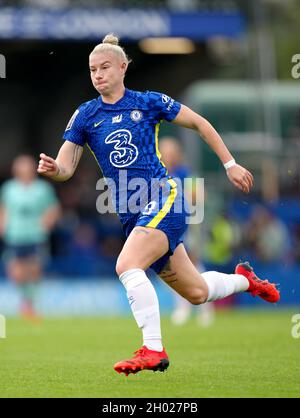 Chelsea's Bethany England during the FA Women's Super League match at Kingsmeadow, London. Picture date: Sunday October 10, 2021.