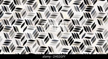 Abstract geometric pattern with stripes modern stylish pattern. Elegant of gray background and marble texture Stock Vector