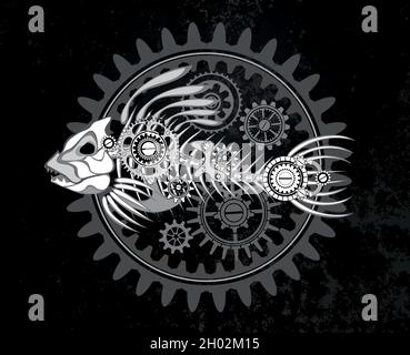 Tattoo Art, Sketch of a Machine Gears and Skull Stock Illustration -  Illustration of claw, graphic: 37468576