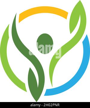 Healthy life logo template vector icon illustration design Stock Vector ...