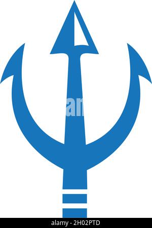 Trident Logo Template vector Stock Vector