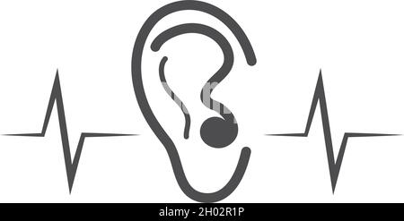 Hearing Logo Template vector Stock Vector