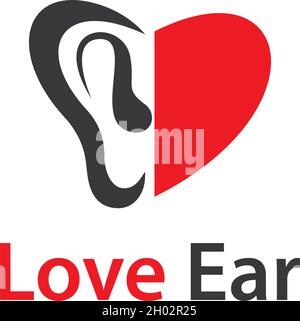 Hearing Logo Template vector Stock Vector