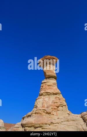 hoodoos formation in the Utah desert, USA. Stock Photo