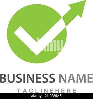 Business Finance professional logo template vector Stock Vector