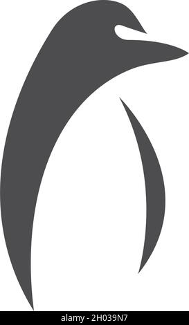 Penguin logo vector template Stock Vector