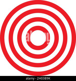Target icon vector ilustration template Stock Vector