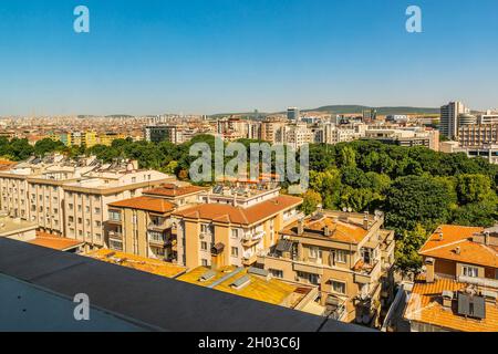 Gaziantep Breathtaking Picturesque Cityscape View on a Blue Sky Day in Summer Stock Photo