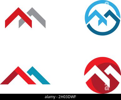 M Letter Logo Business Template Stock Vector
