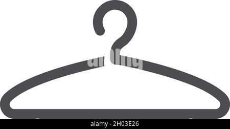 Hanger icon flat vector design Stock Vector