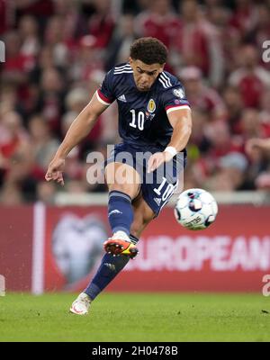 File photo dated 01-09-2021 of Scotland's Che Adams. Che Adams has been ruled out of Scotland's World Cup qualifier against the Faroe Islands. Issue date: Monday 11, October. Stock Photo