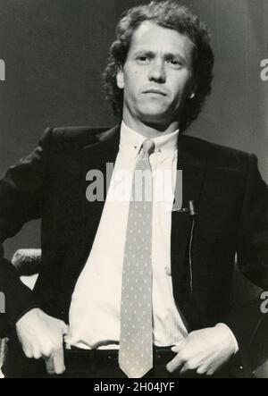 Brazilian football player and coach Paulo Roberto Falcao, 1980s Stock Photo