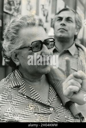 Italian politician and minister Franca Falcucci, 1980s Stock Photo Alamy