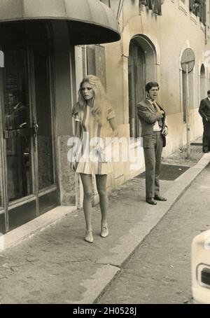 French actress Brigitte Bardot, Rome, Italy 1970s Stock Photo