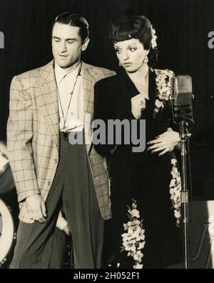 American actors Robert De Niro and Liza Minnelli in the movie New York, New york, 1977 Stock Photo