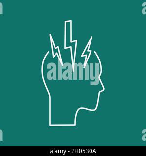 Psychotherapy and psychology line icon set. Simple Stock Vector