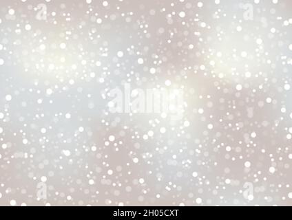 Seamless Abstract Background With Lights And Halos. Vector Illustration. Horizontally And Vertically Repeatable. Stock Vector