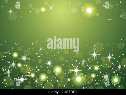 Christmas And New Year Holidays Red Abstract Bokeh Background. Vector Illustration. Stock Vector
