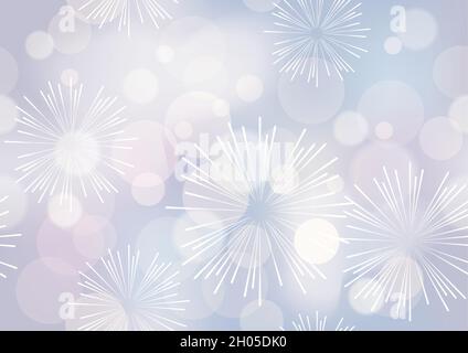 Pastel Color Seamless Abstract Bokeh Background, Vector Illustration. Horizontally And Vertically Repeatable. Stock Vector