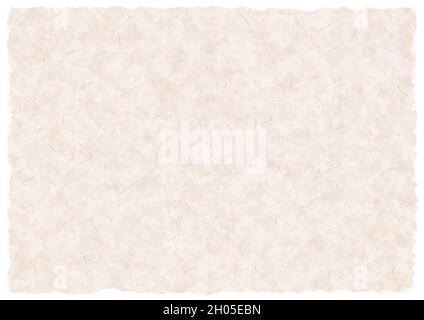 Japanese Paper Textured Abstract Earth Color Background. Vector Illustration Isolated On A White Background. Stock Vector