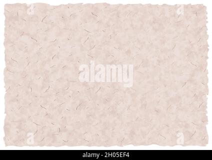 Japanese Paper Textured Abstract Earth Color Background. Vector Illustration Isolated On A White Background. Stock Vector