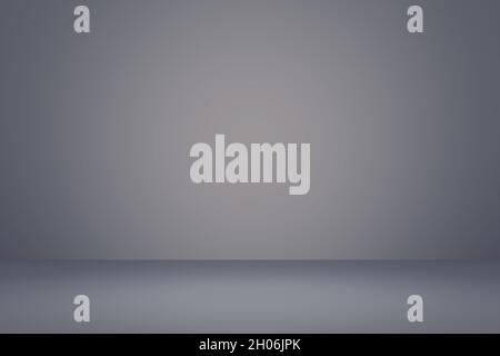 Abstract pastel Blue color and gradient light background with studio table backdrops display product design. Blank empty space room for showing. Blur Stock Photo
