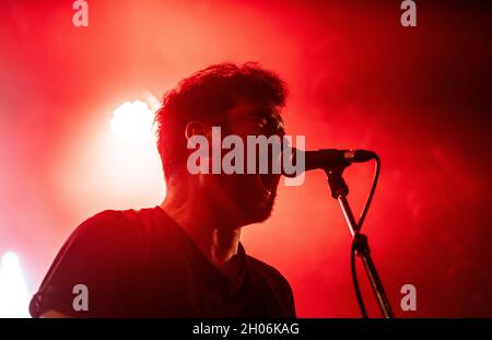 Malmo, Sweden. 08th, October 2021. The Swedish stoner rock band Deville performs a live concert at Kulturbolaget in Malmoe. (Photo credit: Gonzales Photo - Joe Miller). Stock Photo