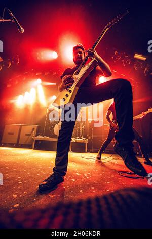 Malmo, Sweden. 08th, October 2021. The Swedish stoner rock band Deville performs a live concert at Kulturbolaget in Malmoe. (Photo credit: Gonzales Photo - Joe Miller). Stock Photo