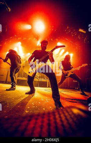 Malmo, Sweden. 08th, October 2021. The Swedish stoner rock band Deville performs a live concert at Kulturbolaget in Malmoe. (Photo credit: Gonzales Photo - Joe Miller). Stock Photo