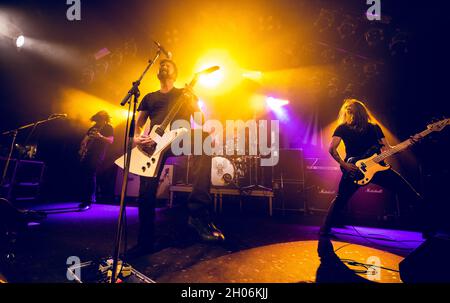 Malmo, Sweden. 08th, October 2021. The Swedish stoner rock band Deville performs a live concert at Kulturbolaget in Malmoe. (Photo credit: Gonzales Photo - Joe Miller). Stock Photo