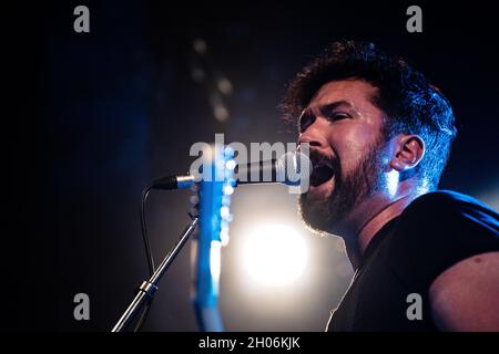 Malmo, Sweden. 08th, October 2021. The Swedish stoner rock band Deville performs a live concert at Kulturbolaget in Malmoe. (Photo credit: Gonzales Photo - Joe Miller). Stock Photo