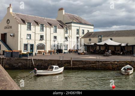 The Crusoe Pub & Hotel Largo, Fife, Scotland Stock Photo