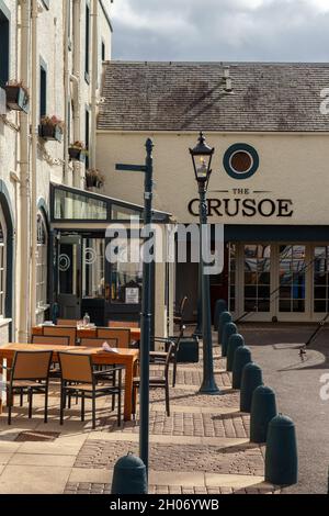 The Crusoe Pub & Hotel Largo, Fife, Scotland Stock Photo