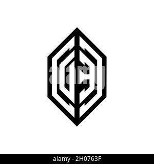 DH Monogram Logo geometric initial with wing shape style design template. Wing initial logo design isolated in black background Stock Vector