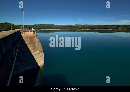 The Sichar reservoir in Ribesalbes, Castellon province, Spain, Europe Stock Photo