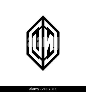 Letter UN Signature Logo Template Vector Stock Vector Image & Art - Alamy