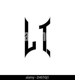 KS Monogram geometric shape style template. Monogram initial design vector on isolated background Stock Vector