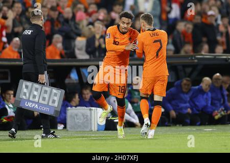 Netherlands National Team 2022 Qatar World Cup Donyell Malen #18