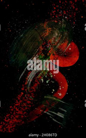 STP Screen Transfer Process - 0060 - Rusted Winds B Mandala Stock Photo ...