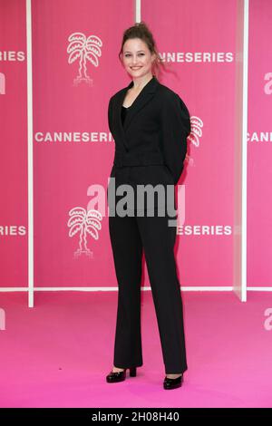 Dominique Davenport attends during the 4th edition of the Cannes International Series Festival (Canneseries) in Cannes, on October 11, 2021, France. Photo by David Niviere/ABACAPRESS.COM Stock Photo