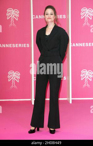 Dominique Davenport attends during the 4th edition of the Cannes International Series Festival (Canneseries) in Cannes, on October 11, 2021, France. Photo by David Niviere/ABACAPRESS.COM Stock Photo